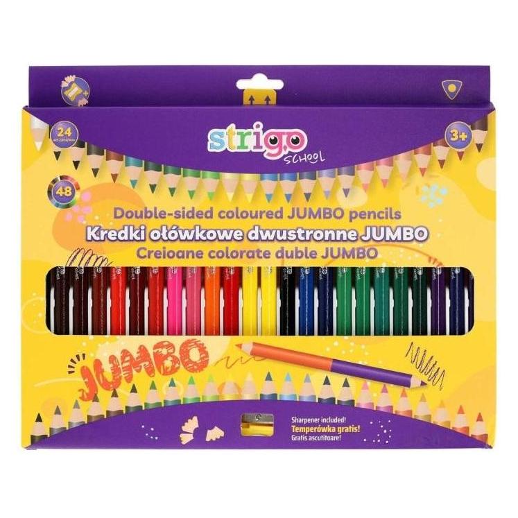 Stigo Bike Jumbo-Dreikant-Bleistiftstifte, 24 Stück. STRIGO (24x) (54616049)