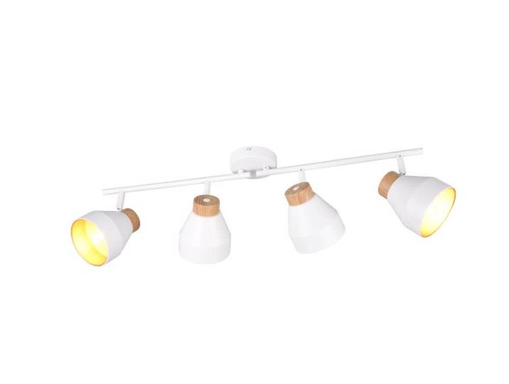 Design plafondlamp 4-lichts Valentin wit Trio - R81924031