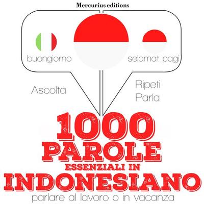 1000 parole essenziali in indonesiano - JM Gardner, Audio, 9782821120051