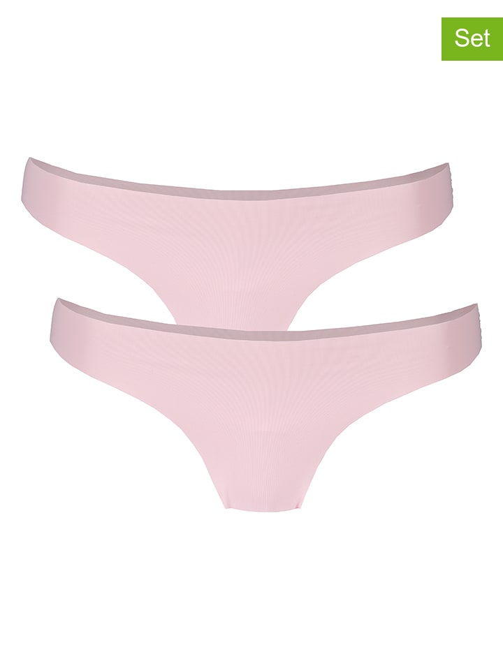 ONLY 2er-Set: Slips in Rosa - XL