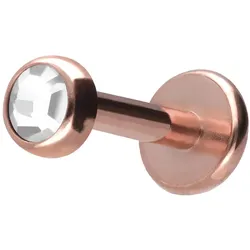 Titan Labret mit Innengewinde KRISTALLDISC