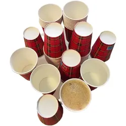 Kaffeebecher – TO GO 180 ml, 7,5 oz Einweg Coffee to Go Becher (2 x 50) - 100 Stk.