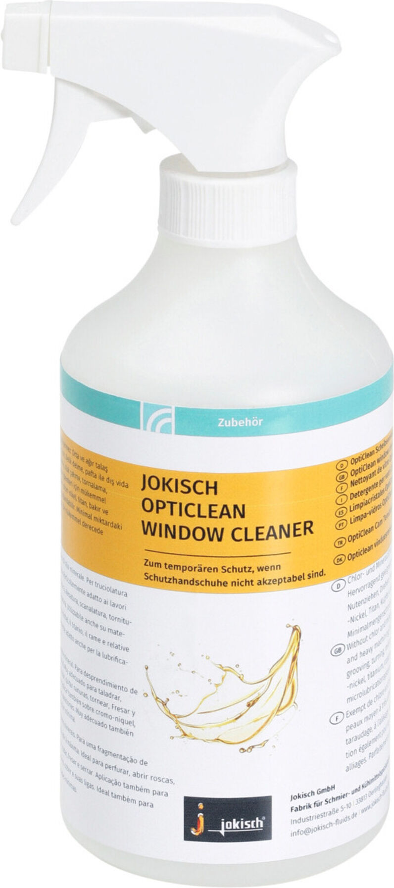 Jokisch OptiClean Glas- und Scheibenreiniger, 500 ml, Inhalt: 0,5 l ; Jokisch Fluids (OPTICLEAN ULTIMATE RS)