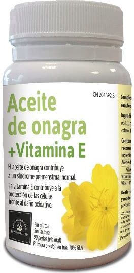 El Naturalista Aceite de Onagra + Vitamina E 90caps