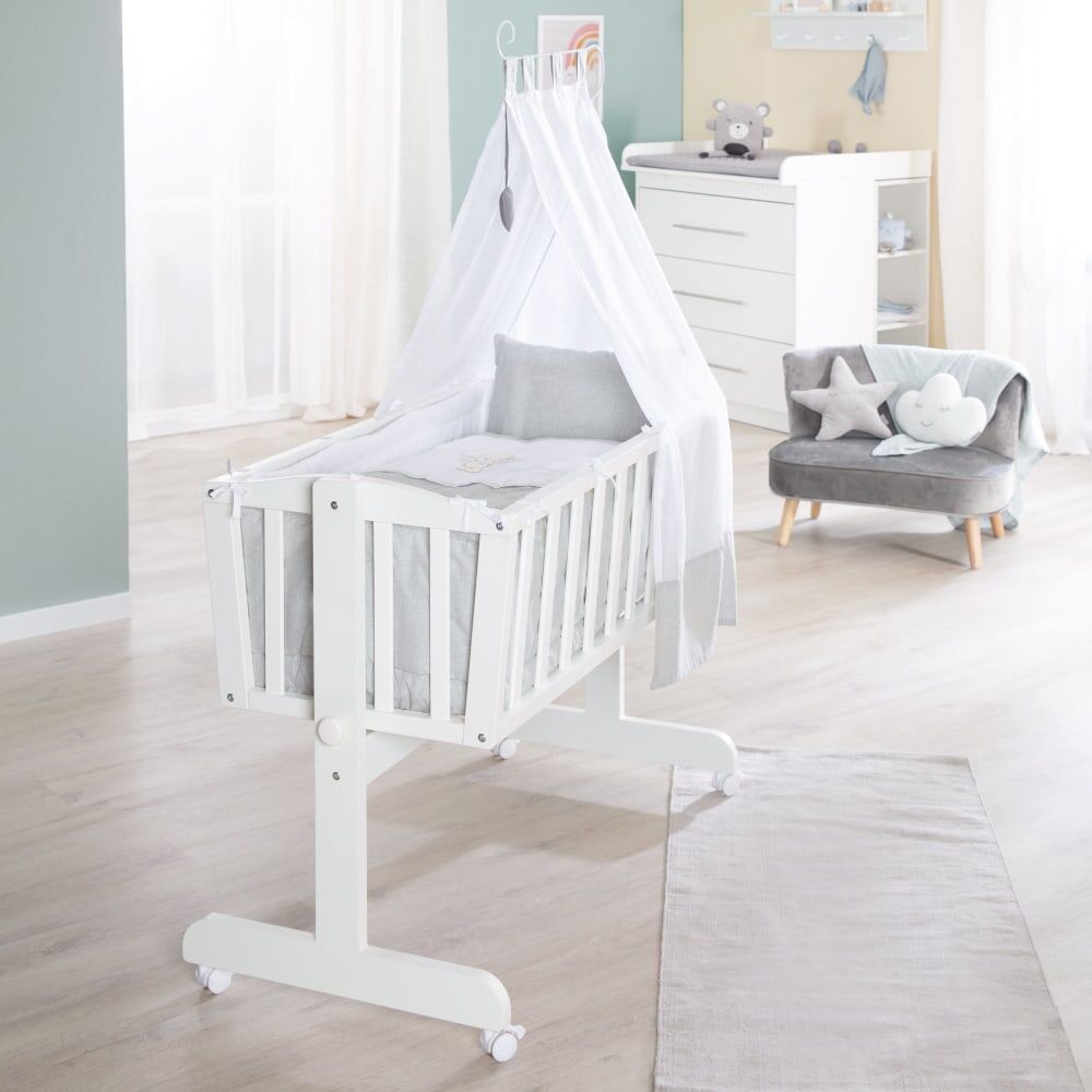 roba Berceau en bois blanc 40x90 Blanc 1x1x1cm