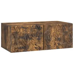 vidaXL Wandmontierter TV-Schrank 59,5 x 31 cm Geräucherte Eiche