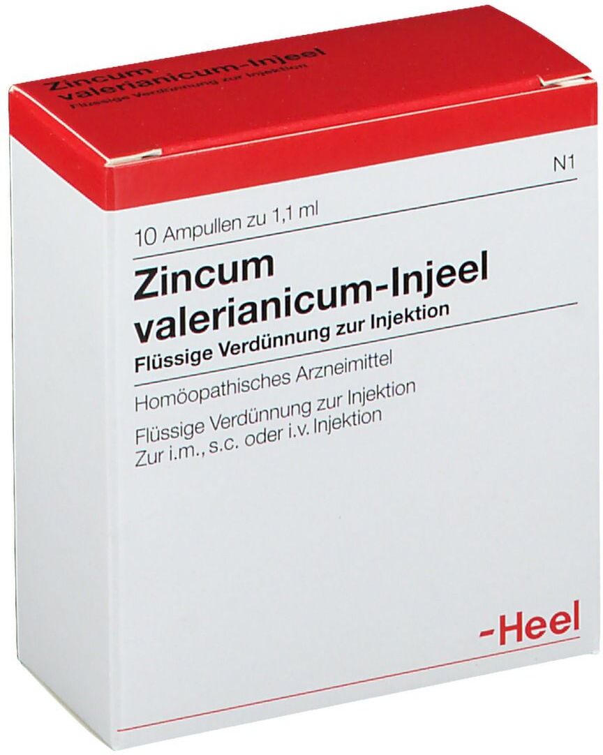 Heel Zincum Valerianicum Injeel Ampullen 10 St