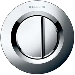 Geberit WC-Steuerung Typ 01 116042211 pneumatisch, 2-Mengen-Spülung, Kunststoff, hochglanz-verchromt