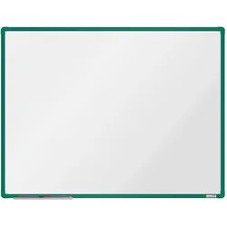 Whiteboard, Magnettafel boardOK, 1200 x 900 mm, grüner Rahmen