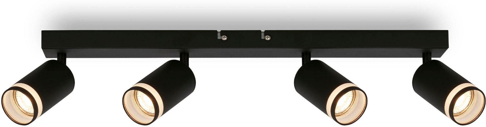 BRILONER LEUCHTEN Deckenleuchte "RUB Deckenleuchte", schwarz (weiß, neutral), Leuchten, Deckenleuchte