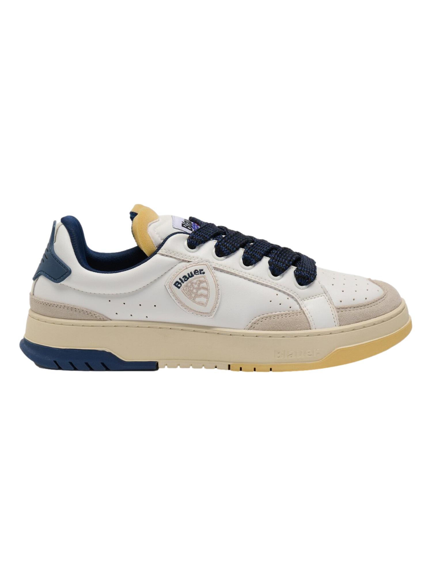 Blauer Sportschuh