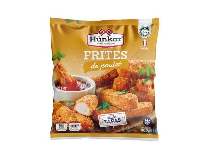 HÜNKAR Frites de poulet halal - 800 g