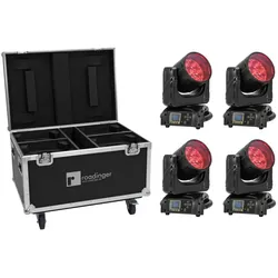 FUTURELIGHT Set 4x EYE-740 MK2 + Case mit Rollen