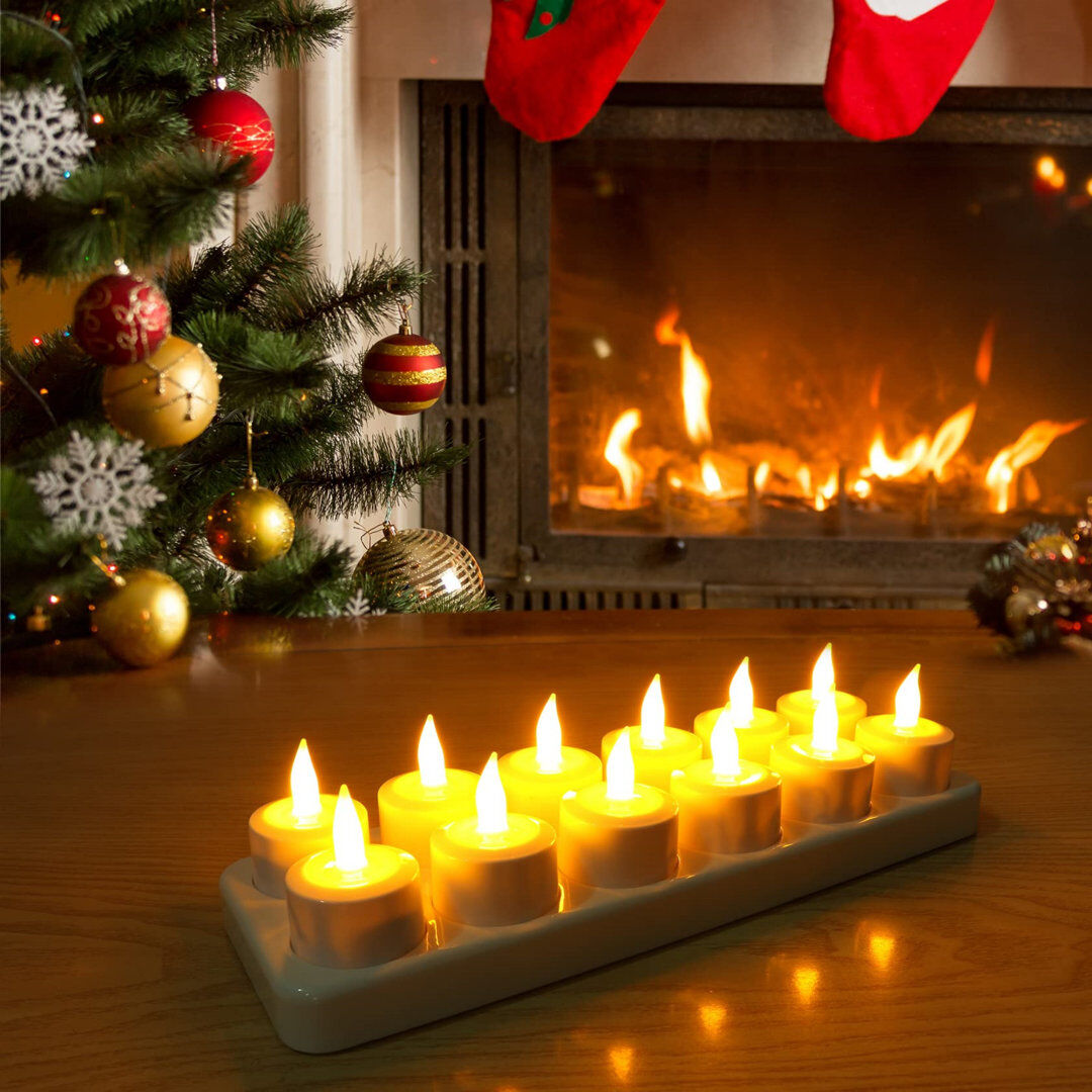 Norden Home Scented Unscented Flameless Candle White 1cm H X 1cm W X 1cm D