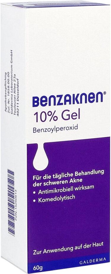 Benzaknen 10% Gel bei Akne
