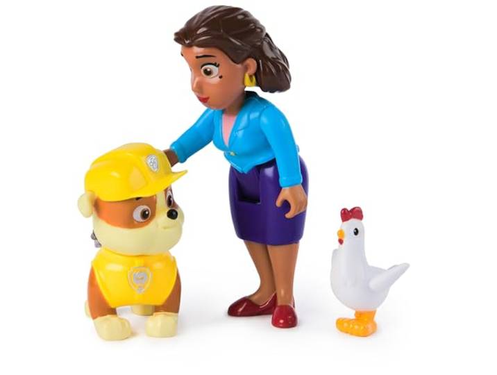 PAW Patrol - Rubble & Burgemeester Goodway met Chickaletta Speelfigurenset