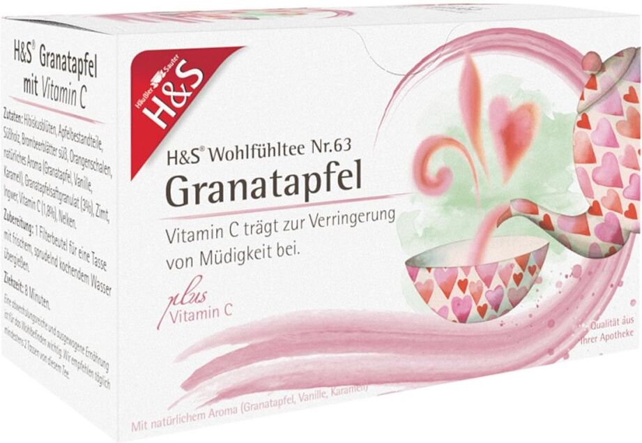 H&s Granatapfel Mit Vitamin C Filterbeutel