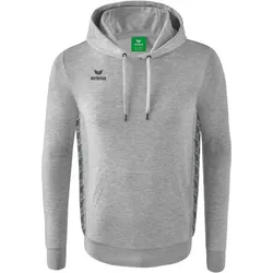 Erima Essential Team Kapuzensweat Kinder - hellgrau melange/slate