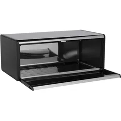 Brabantia Klappbrotkasten, Brotaufbewahrung, Silber