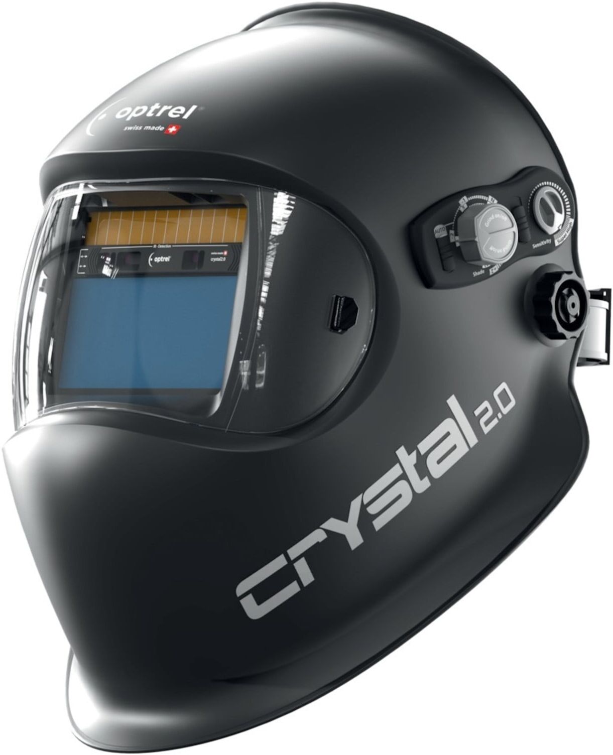 Schweißerschutzhelm crystal2.0 Stand.50x100mm EN166,EN175,EN379 OPTREL (1006.901)