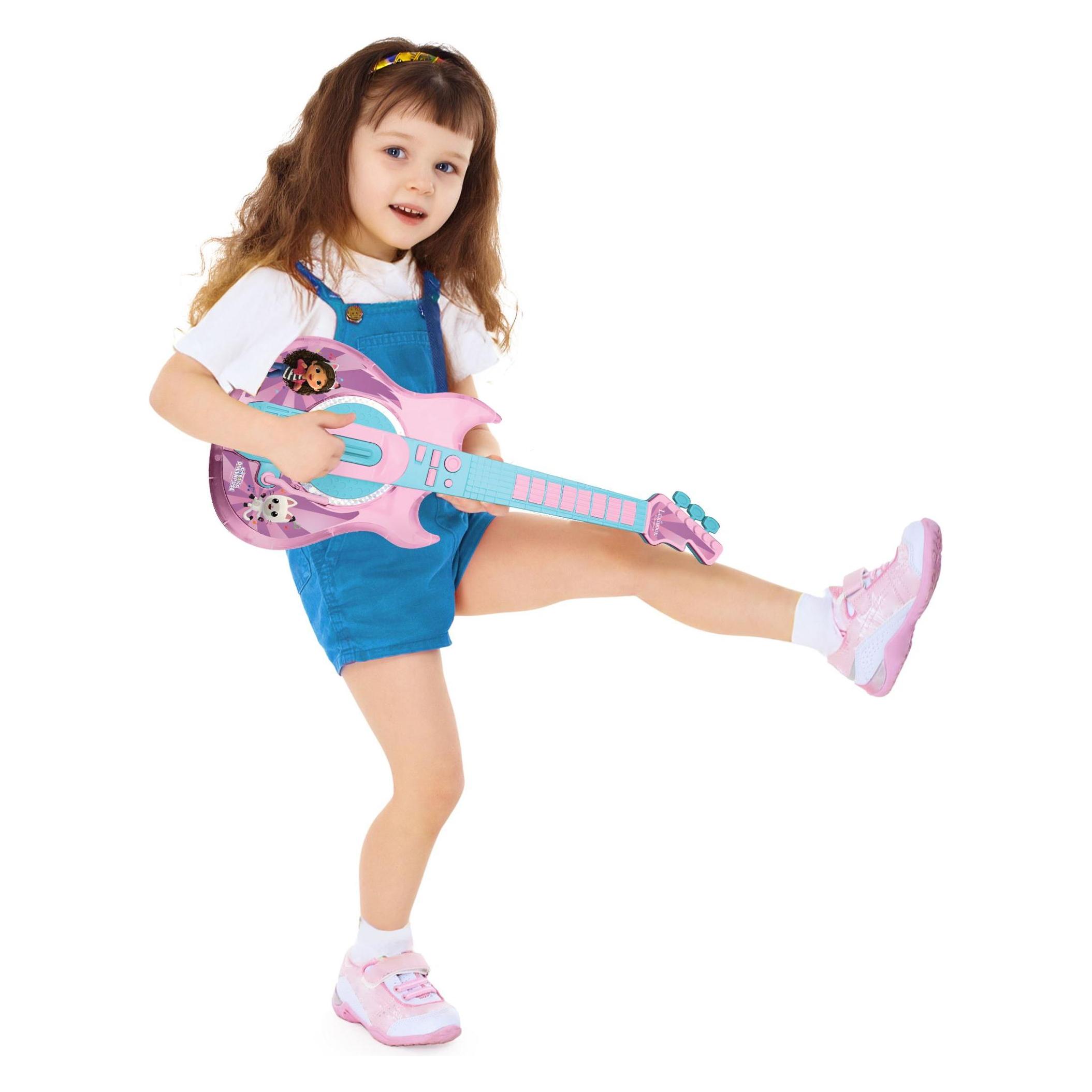 Lexibook Gabby's dollhouse Electronic Lighting Guitar with Mic (K260GDH) (GAB-89020)