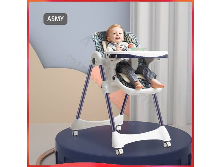 Chaise de salle à manger/chaise de salle à manger multifonctionnelle pour enfants/chaise de salle à manger pliante/chaise de salle à manger à hauteur réglable facile à transporter