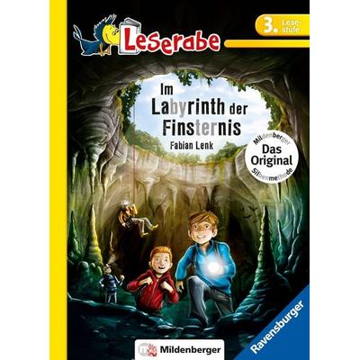 Leserabe mit Mildenberger Silbenmethode - Im Labyrinth der Finsternis, Taschenbuch von Fabian Lenk, Ravensburger Verlag GmbH, 978-3-473-38565-2