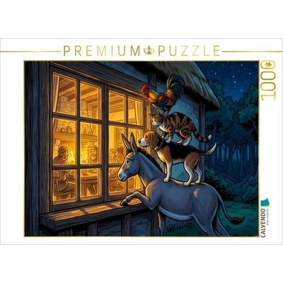 CALVENDO Puzzle Der Blick durch das Räuberfenster | 1000 Teile Lege-Größe 64x48cm Foto-Puzzle für glückliche Stunden
