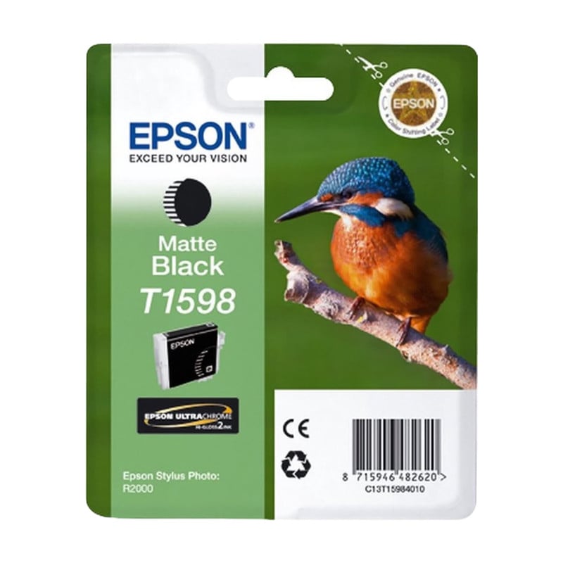 Epson T1598 inktcartridge matzwart
