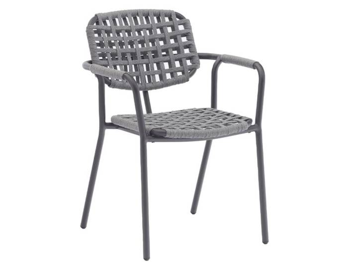 Zebra Costa Stapelsessel Aluminium/Rope