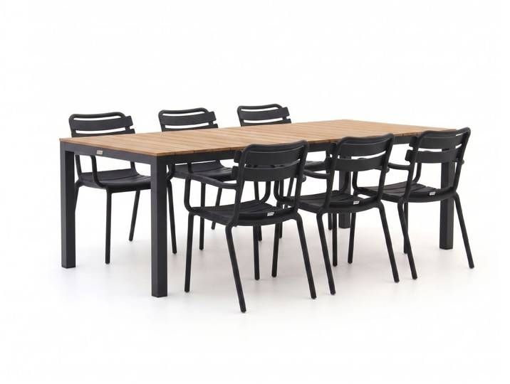 Diningset Forza 6 personen Tuinset polywood 7-delig Kees