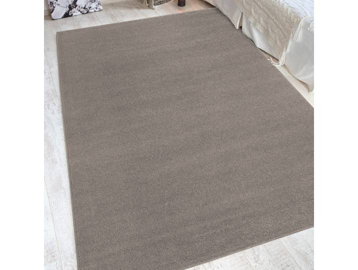 Teppich ANDIAMO Jerez Gr. 4, beige, B:160cm H:8mm L:230cm, Kunstfaser, Teppiche, Teppich, Kurzflor, gewebt, Uni-Farben, auch als Läufer
