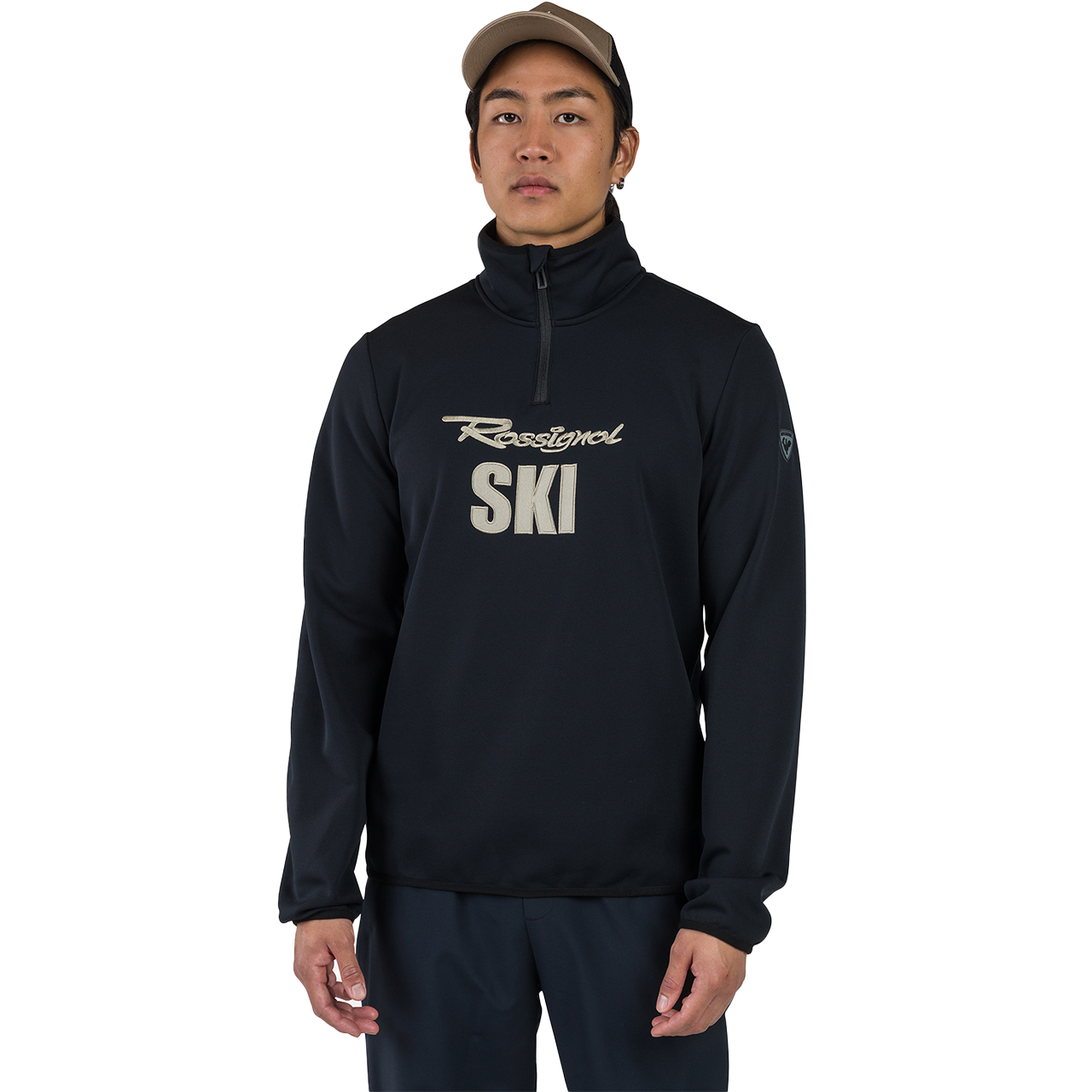Rossignol Skiwear Herren Fleece Skishirt SIGNATURE black - L