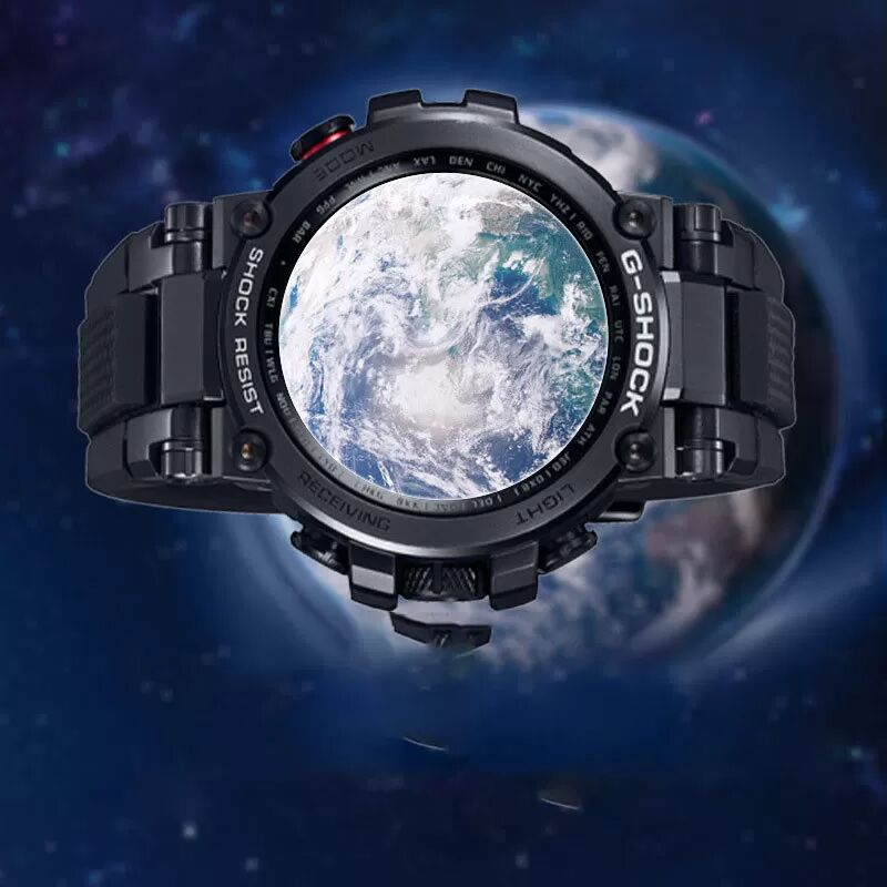 INF Displayschutz aus gehärtetem Glas für Smartwatch, 2er-Pack Casio MTG-B1000