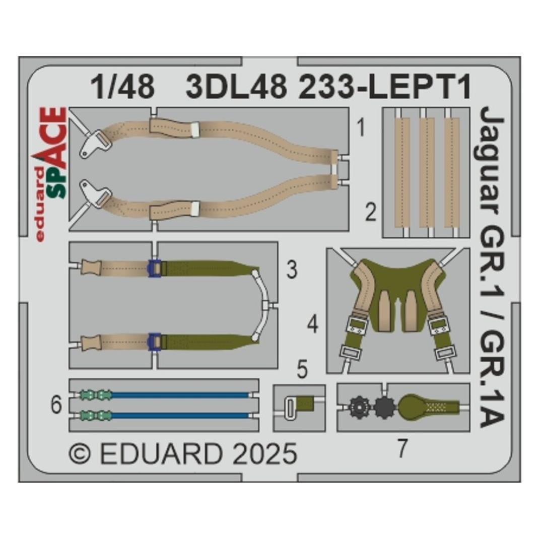 Eduard Jaguar GR.1 / GR.1A SPACE AIRFIX (3DL48233)