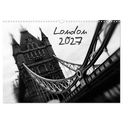 London (Wandkalender 2027 DIN A3 quer), CALVENDO Monatskalender
