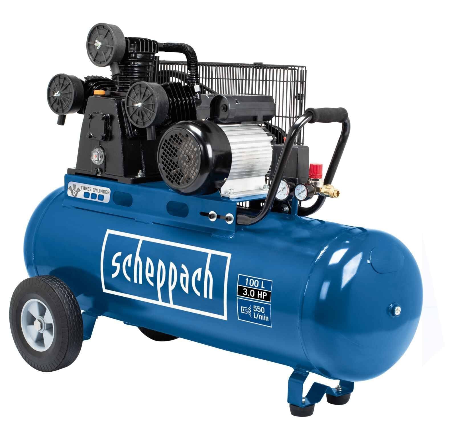 Scheppach HC550TC Compressor 100L 550L/min 2200W 10bar