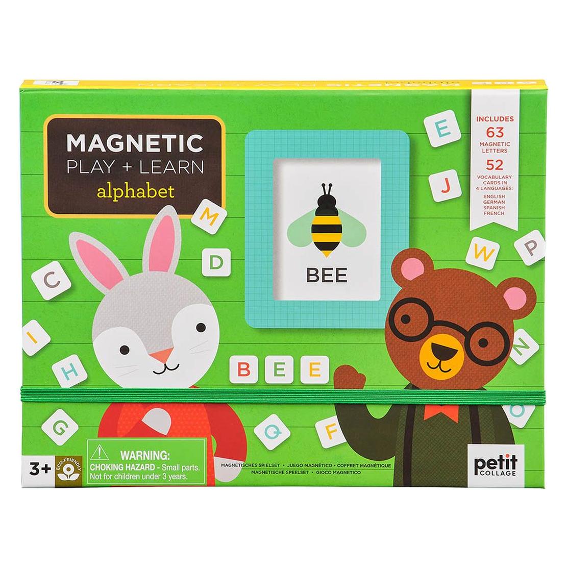 Petitcollage Magnetspiel ABC (Deutsch, Englisch, Französisch, Italienisch) (PTC504)