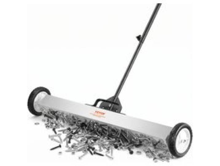 VEVOR Magnetbesen Magnetische Kehrmaschine 77-113 cm, Magnetic Sweeper Magnetisch Magnet Besen Magnetbesen Magnetheber 24,9 kg Magnetkraft Magnetischer Spänesammler Bodenkehrer Kehrmaschine