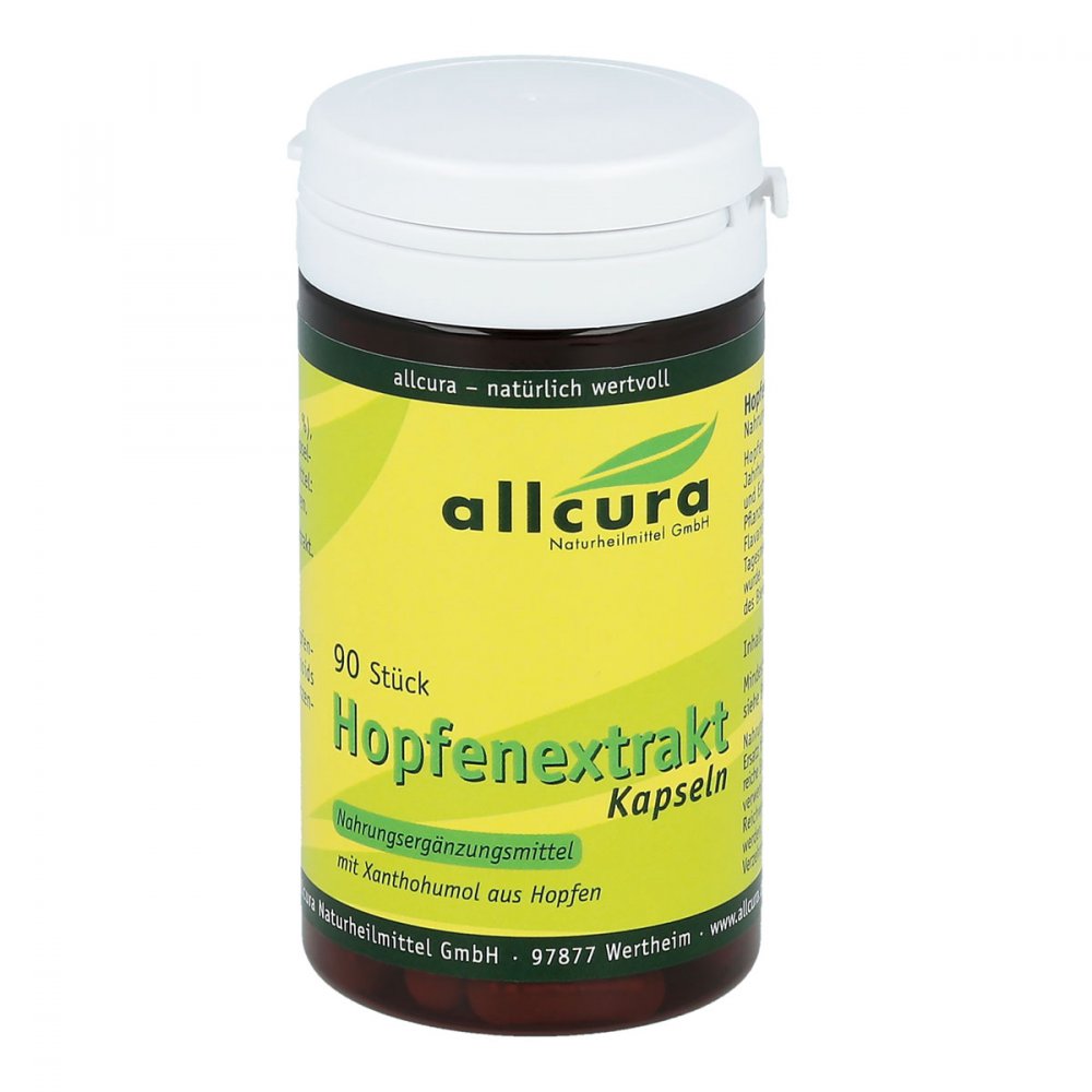 allcura Naturheilmittel GmbH Hopfen Extrakt Kapseln 04632010