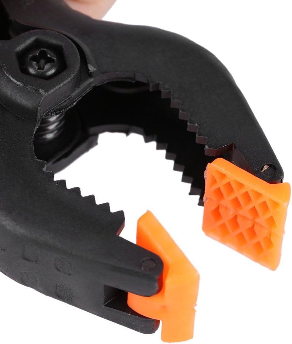 Veerklemmen Set Zwart met 50 mm Opening voor Houtbewerking en Klussen