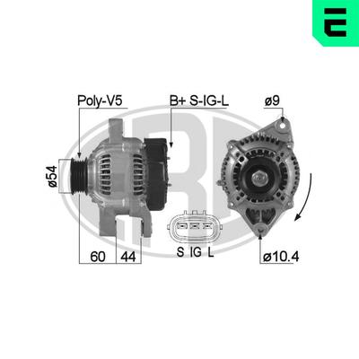 ERA Generator Gentor 210266a für TOYOTA