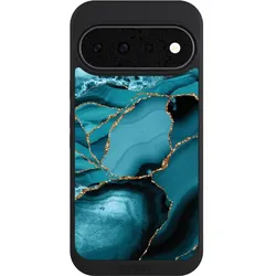 Nivocase Handyhülle für Google Pixel 11 Hülle NIVOpure Case Schwarz Edelstein Glitzer Look Marmor (Google Pixel 11), Smartphone Hülle, Schwarz