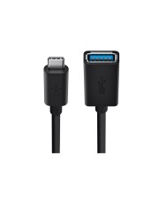 Belkin F2CU036btBLK Adapter Digital / Daten Datenkabel 1 m 9-polig Schwarz USB-C-3.0/USB-A-Adapter auch USB Typ C genannt (F2CU036BTBLK)