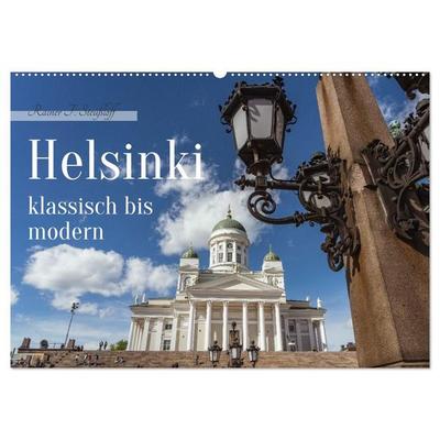 Helsinki klassisch bis modern (Wandkalender 2027 DIN A2 quer), CALVENDO Monatskalender