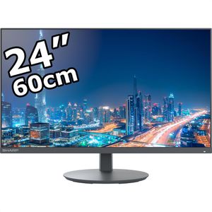 Sharp Monitor MultiSync E244F, 24 Zoll, Full HD 1920 x 1080 Pixel, 6 ms, 60 Hz