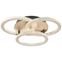 LED-Deckenleuchte Zupä Champagnerfarben max. 40 Watt Deckenlampe