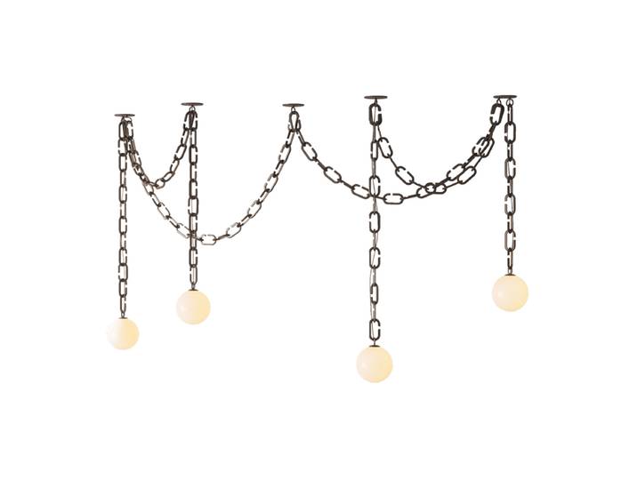 Lustre LED artistique « Chaîne du Destin », Nouvelle Tendance 2026, Suspension Luminaire pour Salon