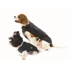 Fashion Dog Regenmantel für Hunde - Schwarz - 51 cm