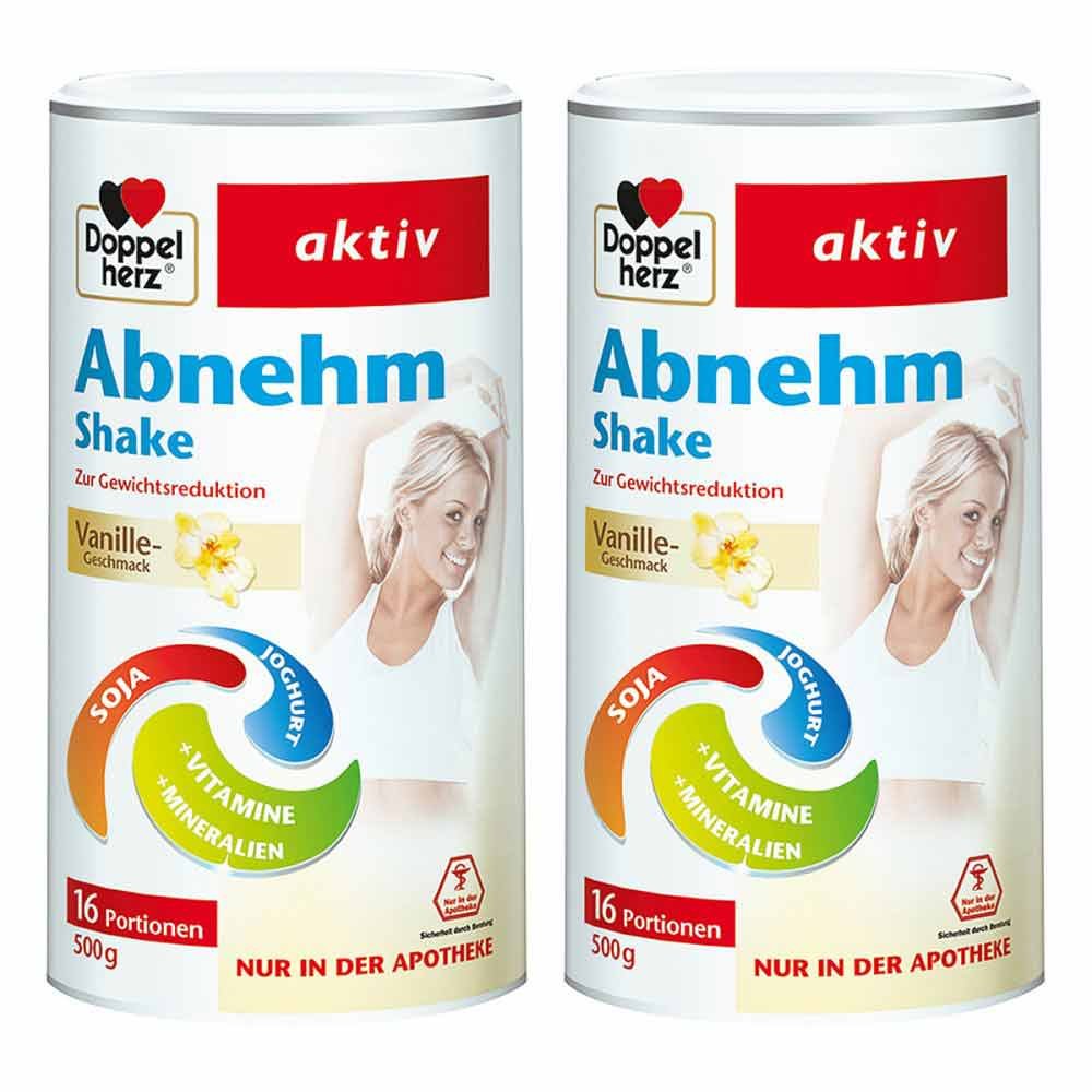Queisser Pharma GmbH & Co. KG Doppelherz Abnehm Shake Vanille 2er Paket 08100107